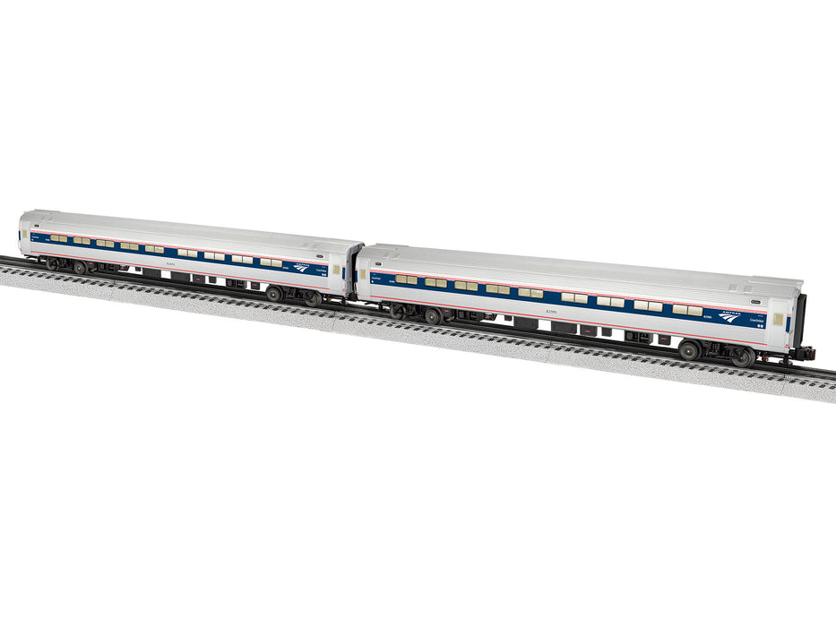 Lionel 2227310 O RTR Amtrak Amfleet Phase VI Coach two-Pack