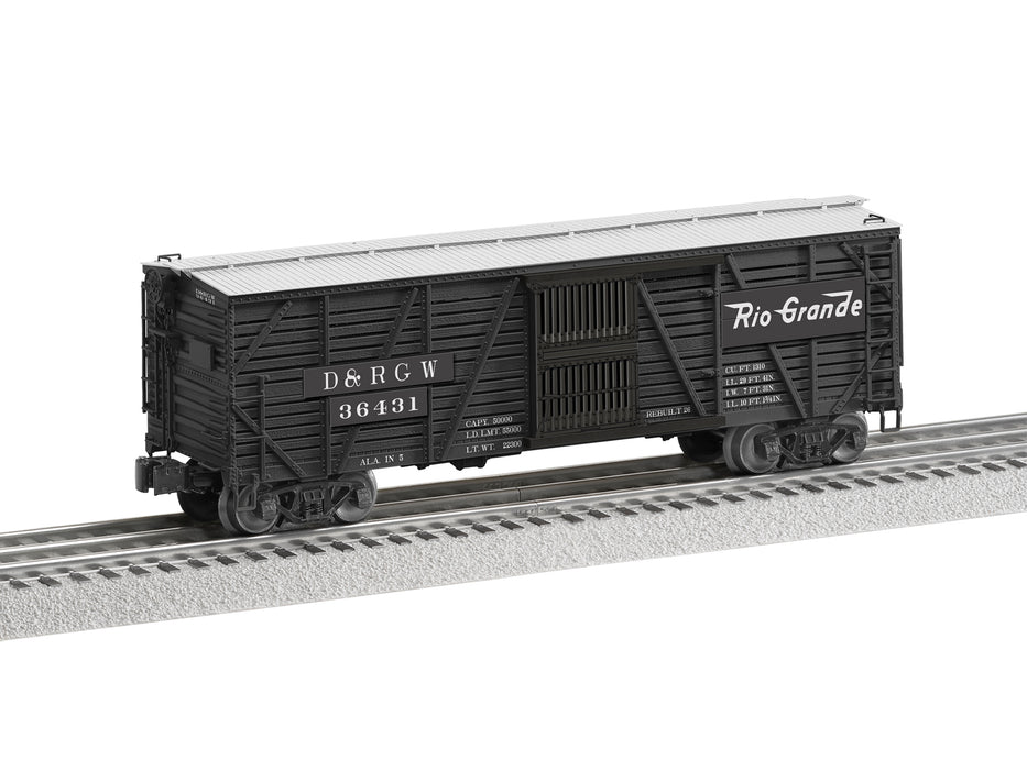 Lionel 2326340 O Rio Grande VISION Stock Car 3pk