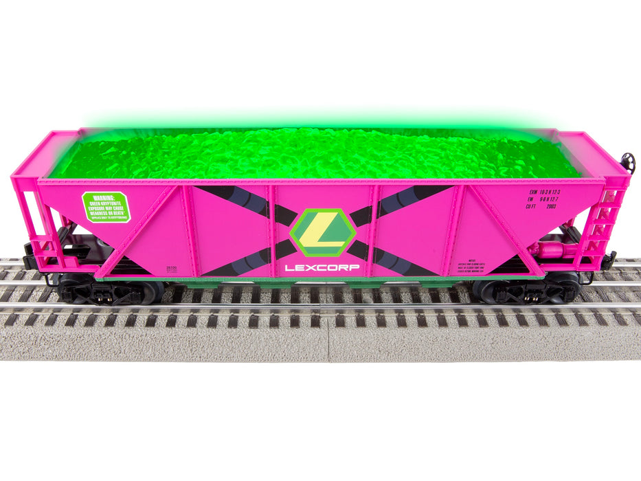 Lionel 2328100 O RTR DC Comics LexCorp Kryptonite Hopper