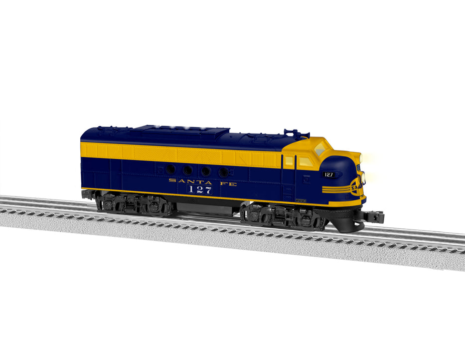 Lionel 2334090 Santa Fe Blue & Yellow Central Lionchief FT-A Diesel