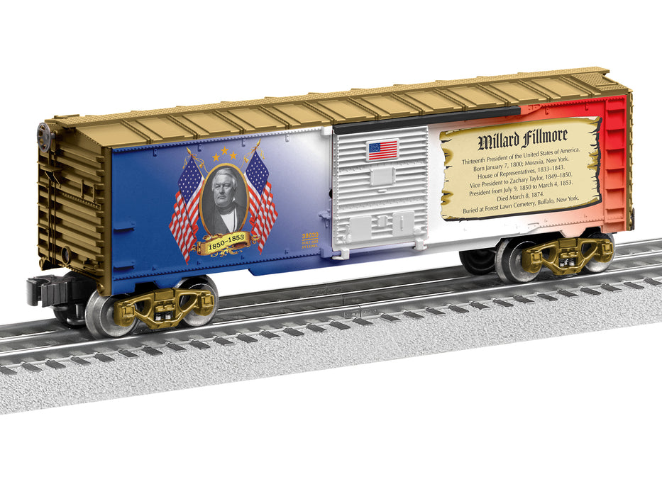 Lionel 2338030 O RTR Millard Fillmore Presidents Boxcar