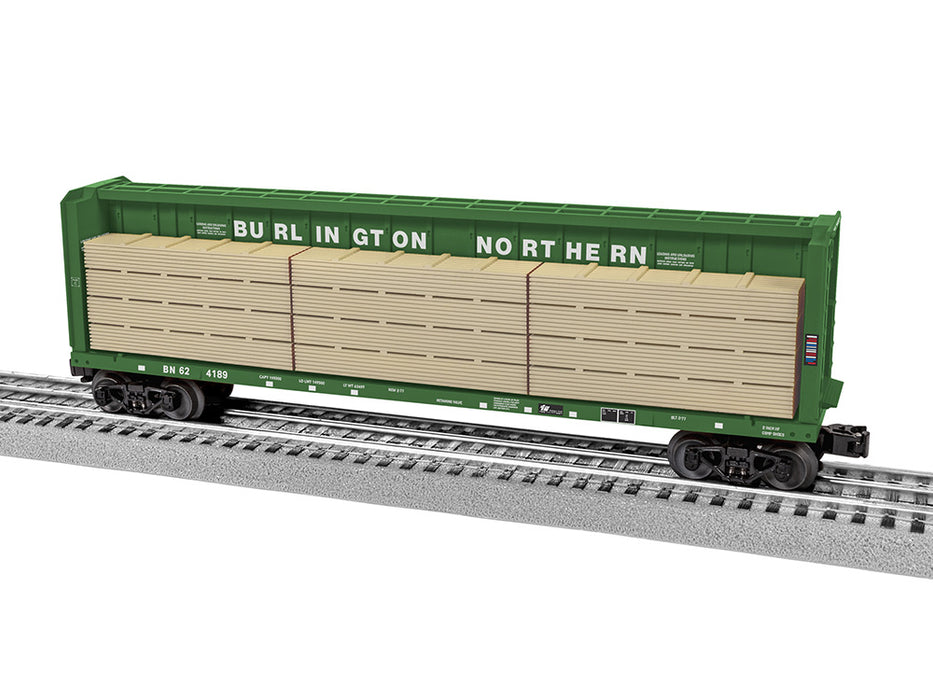 Lionel 2343061 O BN Centerbeam Flatcar #624189