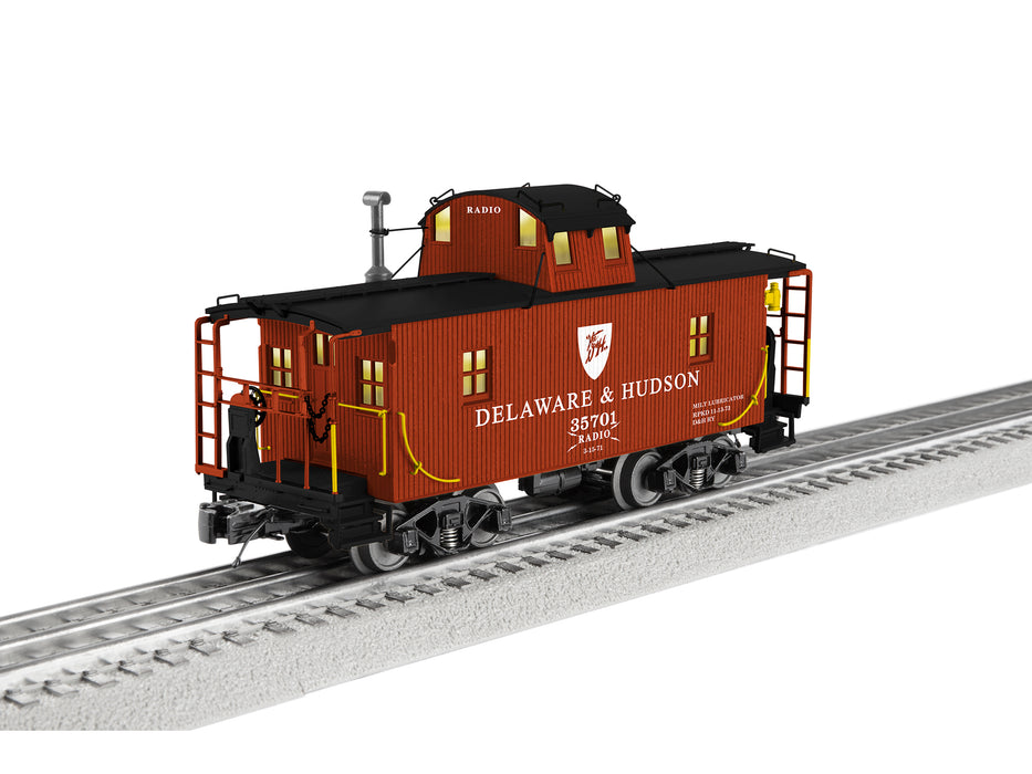 Lionel 2426430 O D&H Woodside Caboose #35701