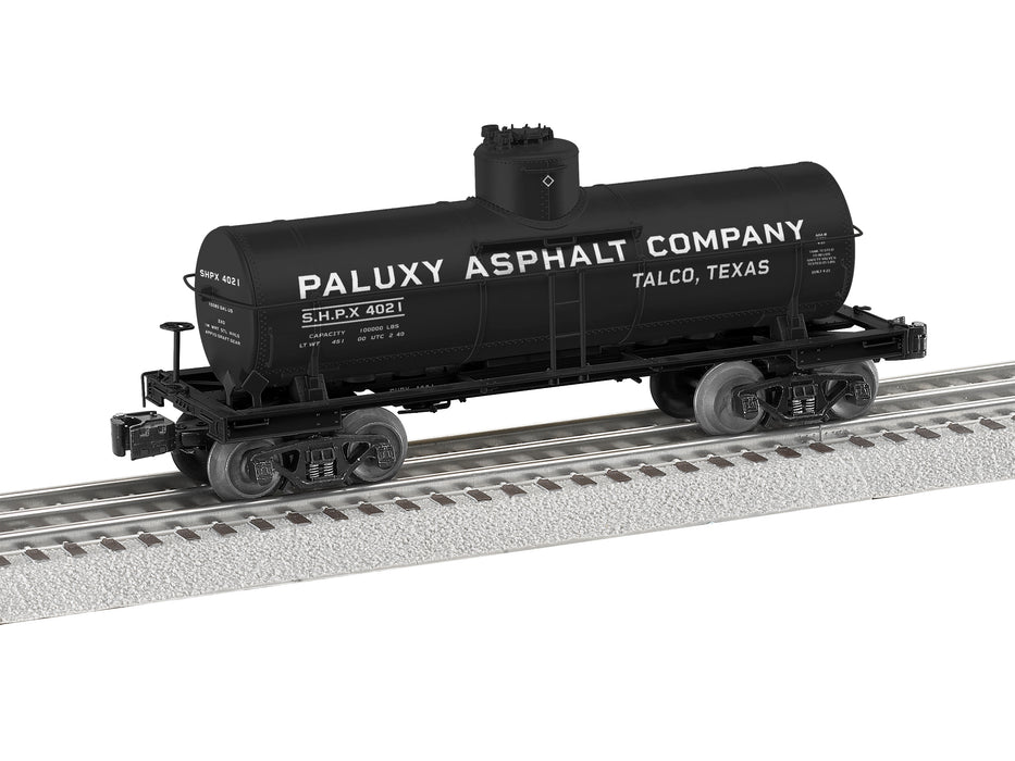 Lionel 2426550 O Paluxy Asphalt 8k Gallon Tank Car #4021