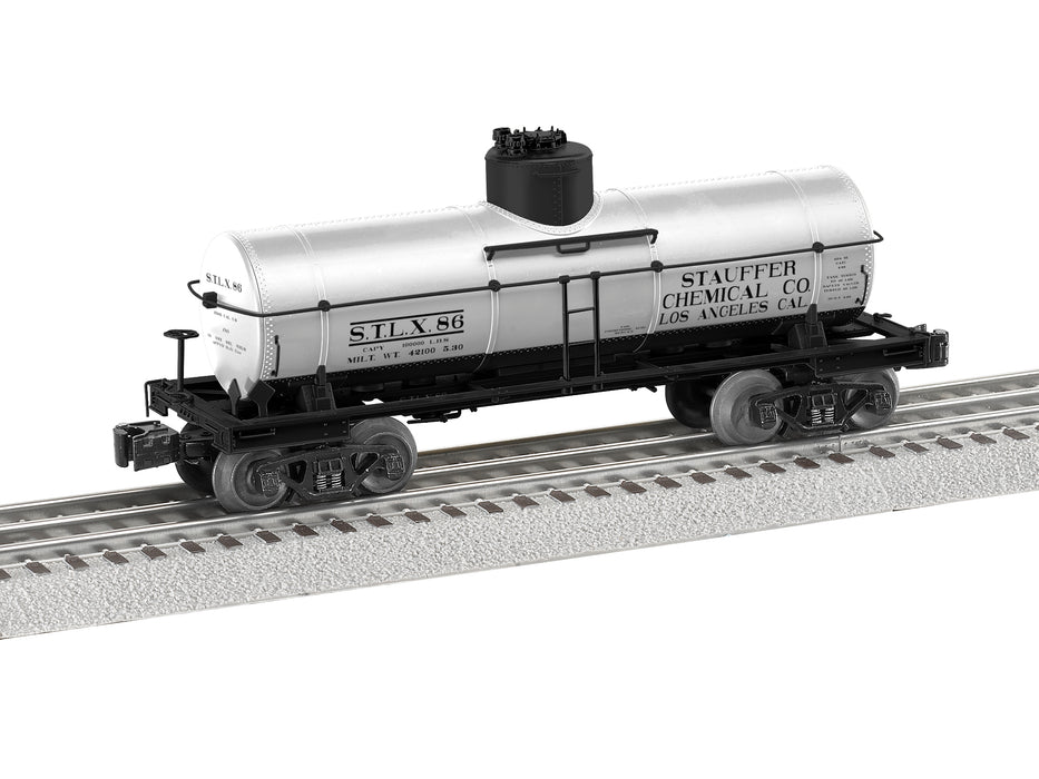 Lionel 2426580 O Stauffer Chemical 8k Gallon Tank Car #86