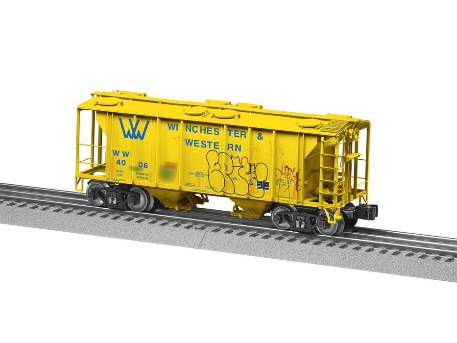 Lionel 2426671 O Winchester & Western PS-2 Covered Hopper #4013