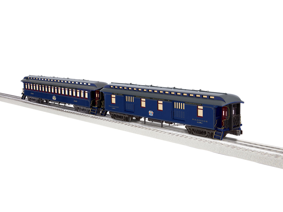 Lionel 2427550 O Royal Blue Wood Passenger 2 Pack A