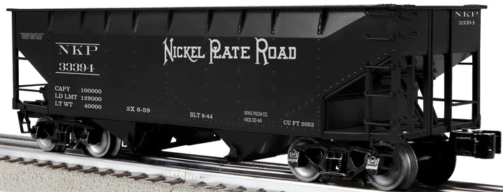 Lionel 2442325 O NKP Road 2-Bay AAR Hopper 3 Pack #2