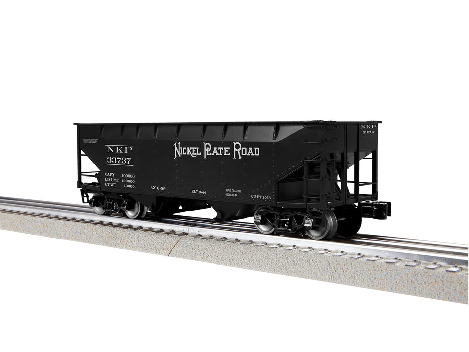 Lionel 2442329 O NKP Road 2-Bay AAR Hopper #33737