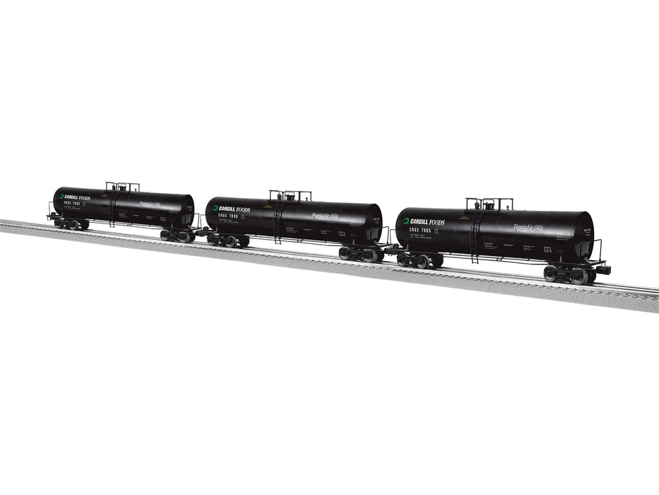 Lionel 2442360 O Cargill 50' Tank Car 3 Pack