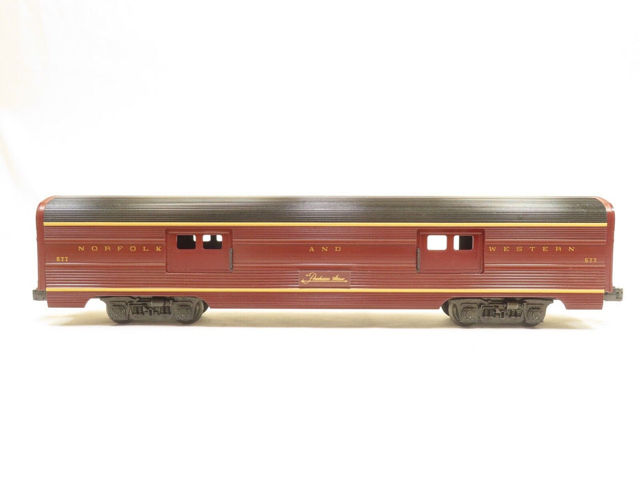 Lionel 6-9562 Painted Aluminum Norfolk & Western Baggage Car NIB