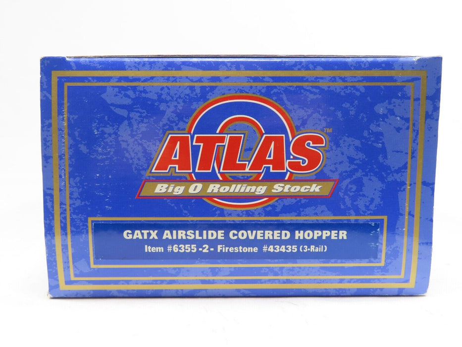 Atlas 6355-2 GATX Airslide Covered Hopper Firestone #43435 LN