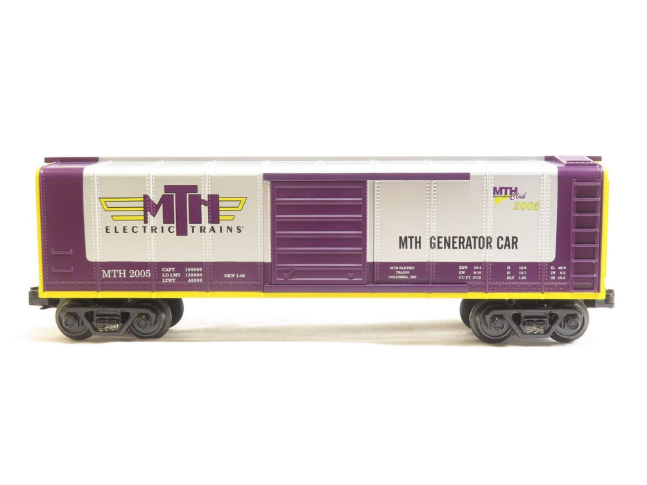 MTH 30-74223 MTHRRC - 2005 Rounded Roof Box Car w/Generator LN