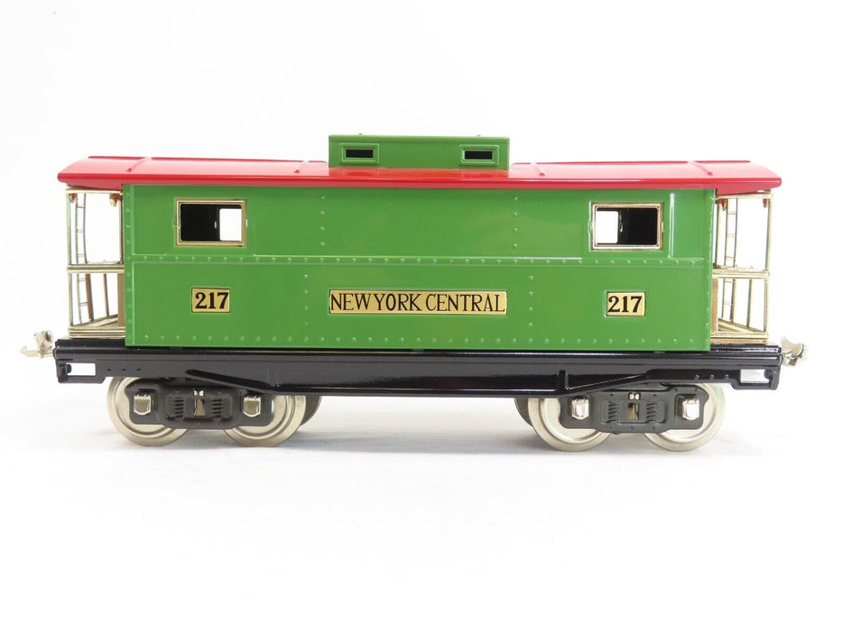 MTH 10-1055 Tinplate Traditions #217 Caboose Pea Green & Red LN