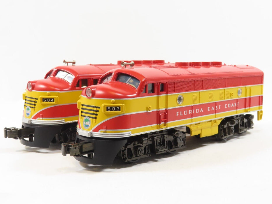 MTH RK-2007LP Florida East Coast F-3 AA Diesel Set LN