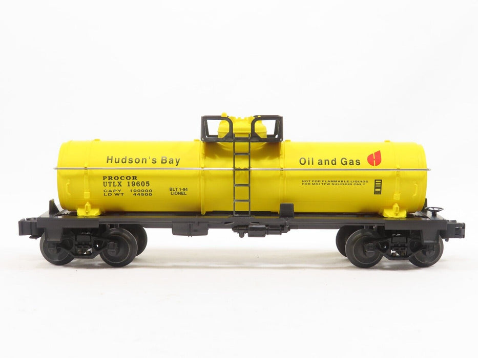 Lionel 6-19605 Hudson Bay Tank Car LN