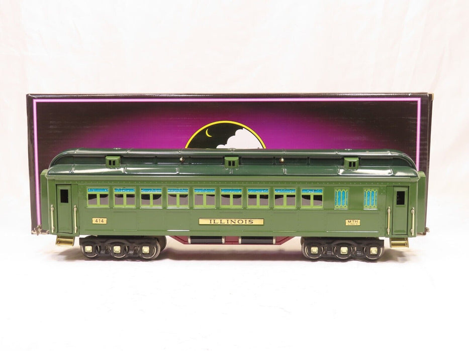 MTH 10-1079 Tinplate Traditions  #414 State Car Coach "Illinois"  HTF Add On LN