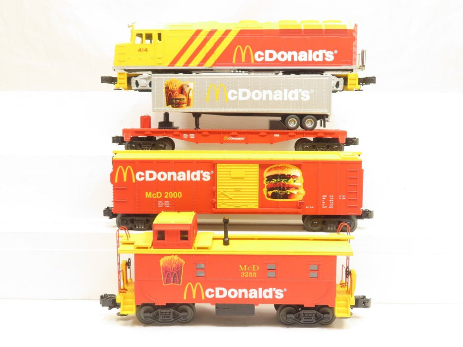 MTH 30-4042-0 McDonalds F40ph RTR Train Set W/Loco Sound LN