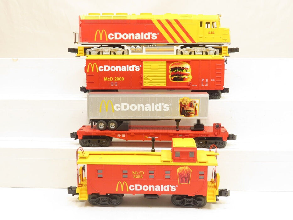 MTH 30-4042-0 McDonalds F40ph RTR Train Set W/Loco Sound LN