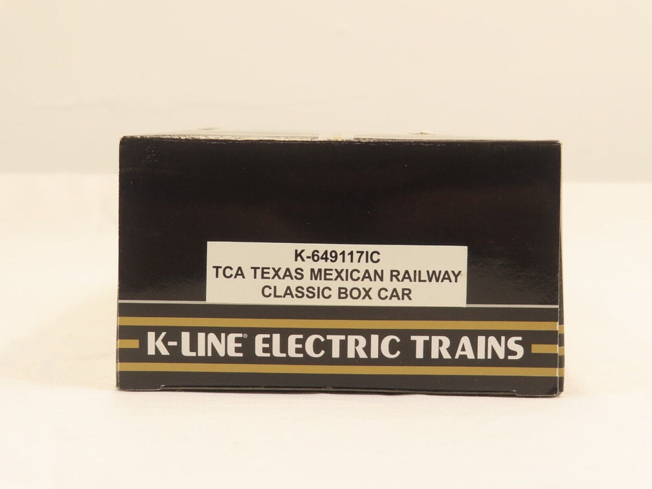 K-Line K-649117IC TCA Texas Mexican Railway Classic Box Car NIB