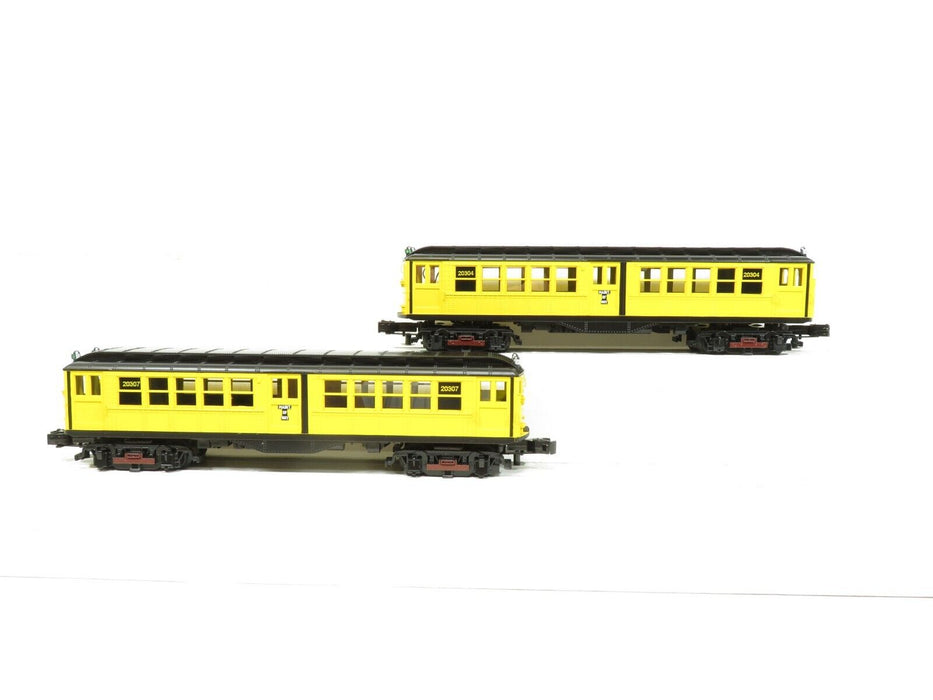MTH 30-2758-3 MTA Work Train 2-Car LO-V Subway Two Pack NIB