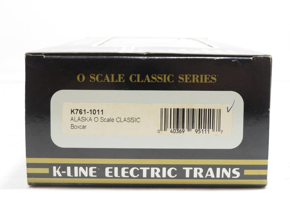 K-Line K761-1011 Alaska O Scale Classic Boxcar LN