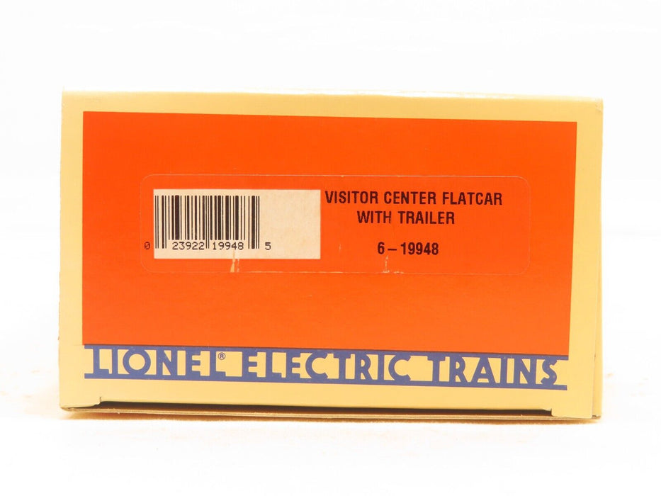 Lionel 6-19948 Visitor Center Flatcar w/Trailer LN