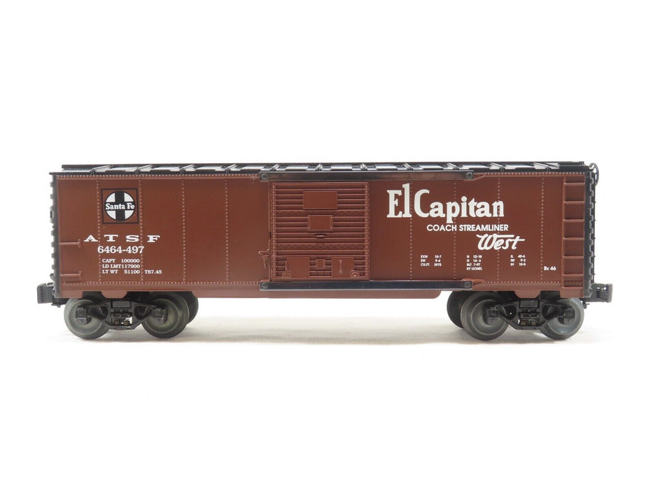 Lionel 6-29202 6464-497 ATSF Boxcar LN