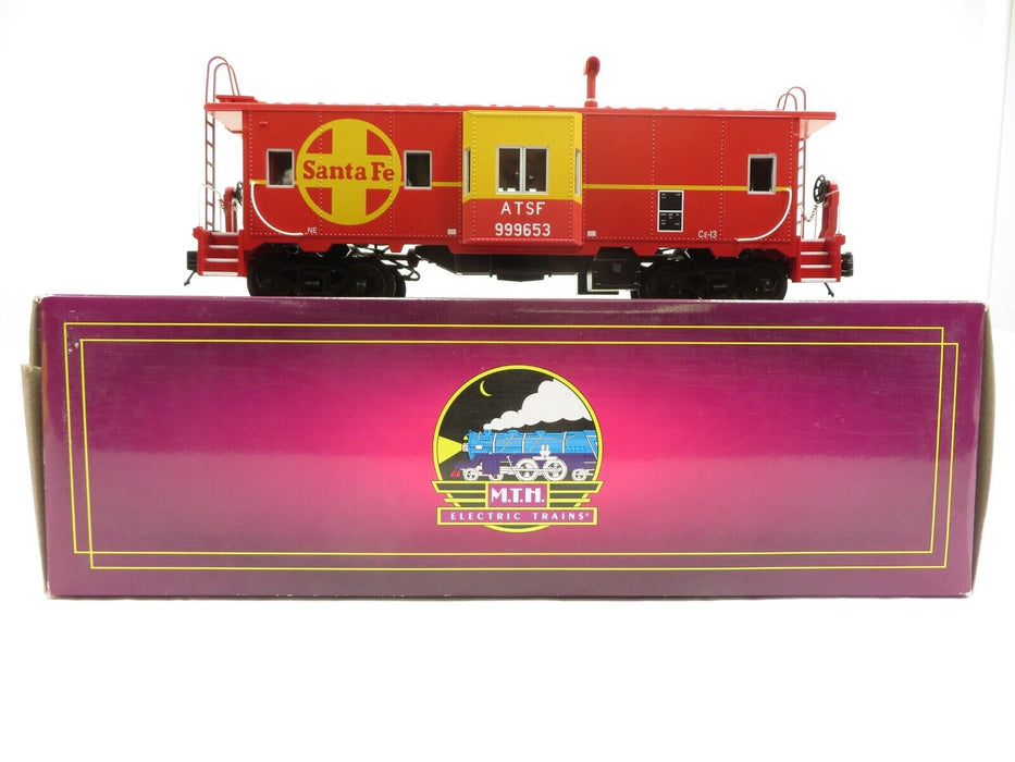 MTH  20-91692 Santa Fe #999653 Bay Window Caboose LN