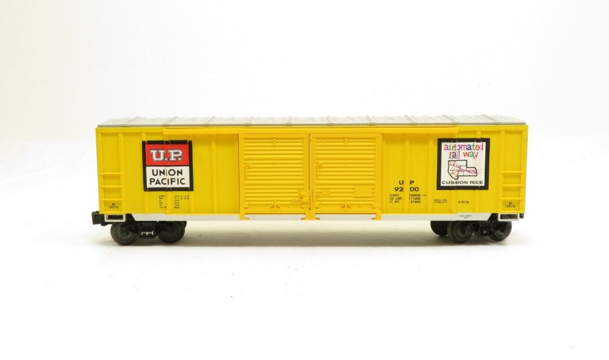 MTH 20-93112 Union Pacific #168103 50' Double Door Plugged Boxcar LN