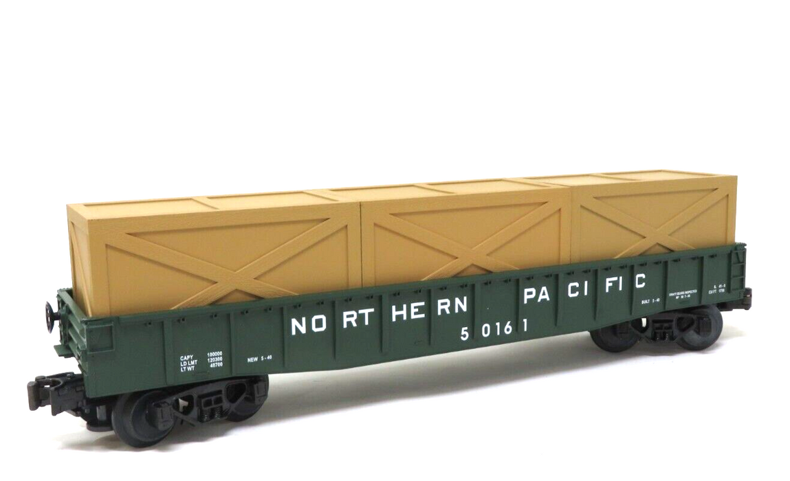 MTH 30-7210 Northern Pacific Gondola W/Crates LN