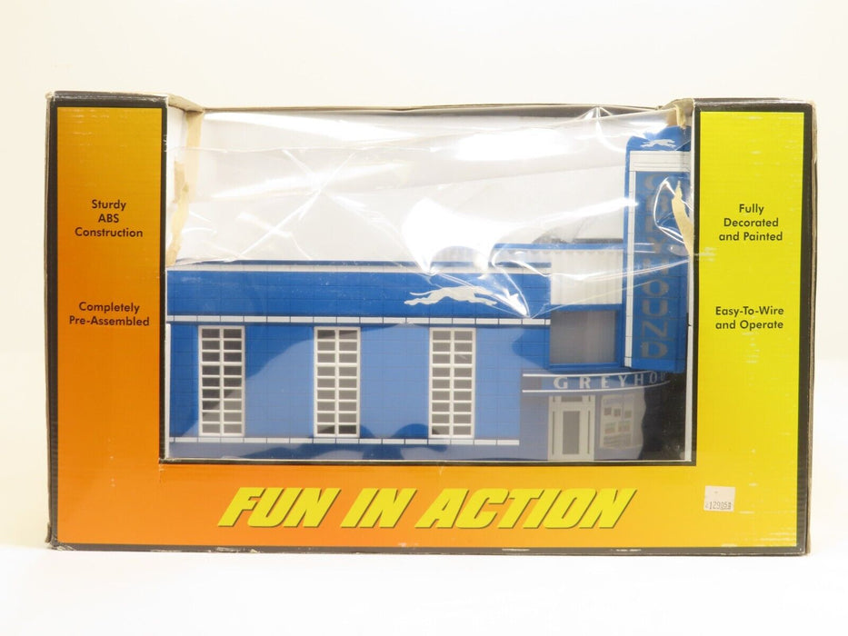 MTH 30-9040 Greyhound Station Blue/Gray LN