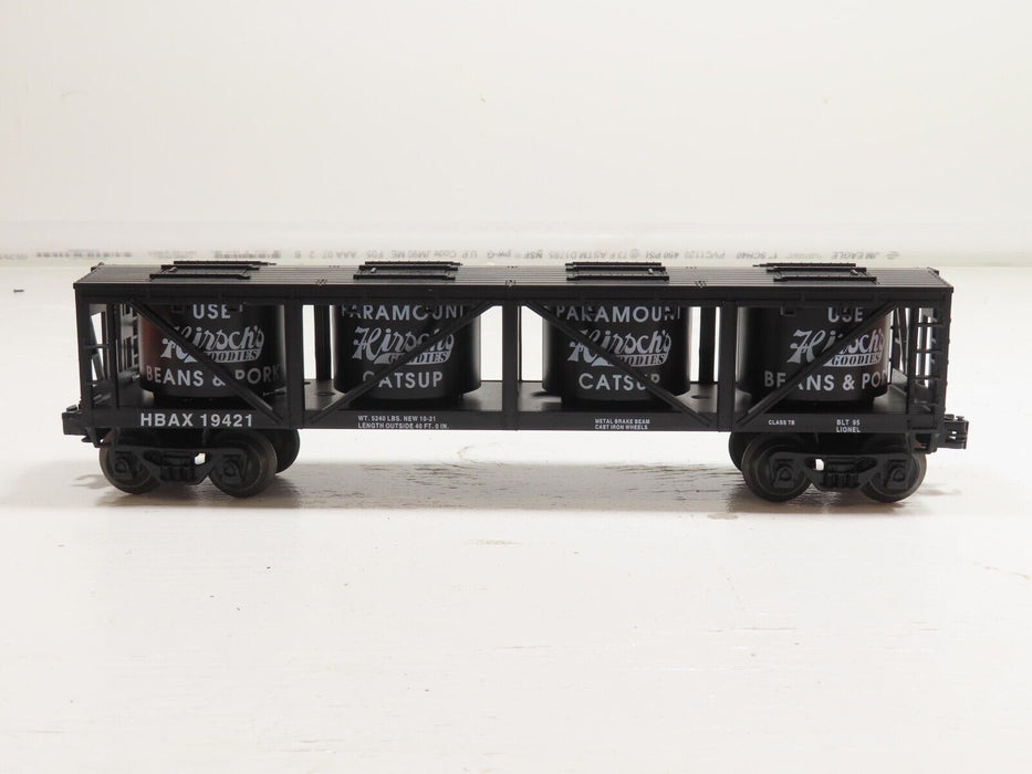 Lionel Lot of 2 Eastwood & Hirsch Bros. Vat Cars (6-52044/6-19421) LN 7675