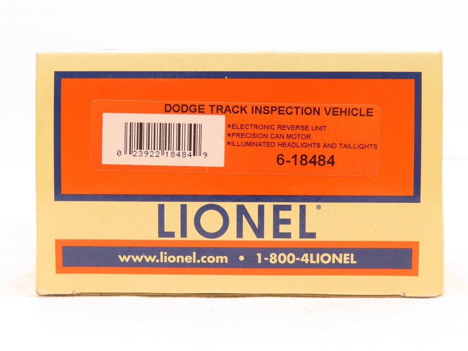 Lionel 6-18484 Dodge Track Inspection Vehicle LN