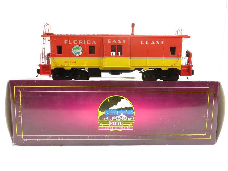 MTH 20-91616 Florida East Coast #32724 Bay Window Caboose LN