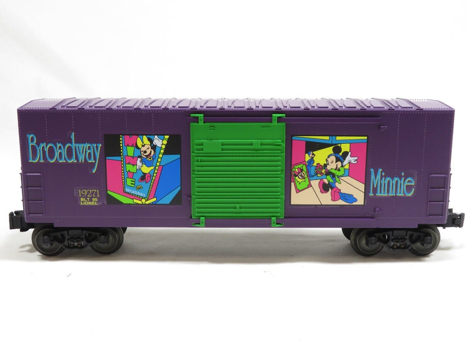 Lionel 6-19271 Disney Minnie Mouse "Broadway Minnie" Hi-Cub Boxcar LN