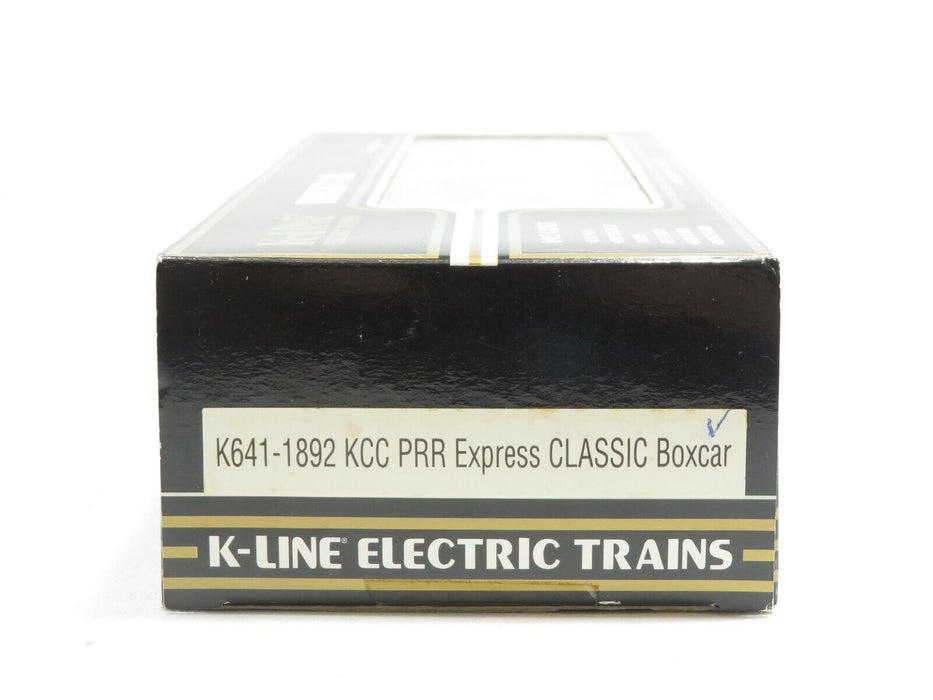 K-Line K641-1892 KCC PRR Express Classic Boxcar LN