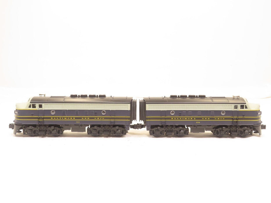 MTH 30-2143-0 Baltimore & Ohio F-3 AA Diesel Set w/horn LN