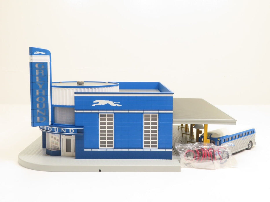 MTH 30-9040 Greyhound Station Blue/Gray LN