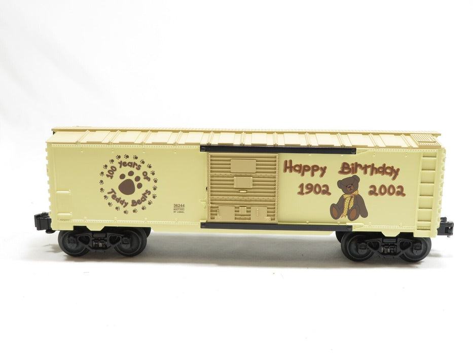 Lionel 6-36244 Teddy Bear Centennial Boxcar LN