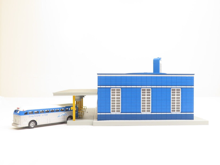 MTH 30-9040 Greyhound Station Blue/Gray LN