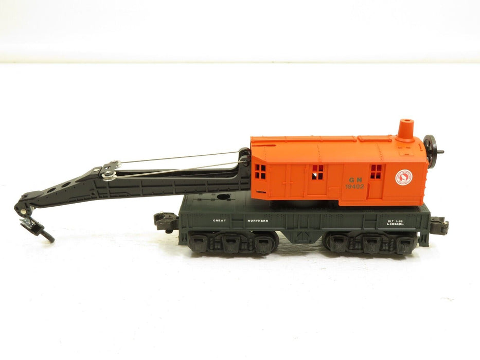 Lionel 6-19402 Great Northern Crane Car LN