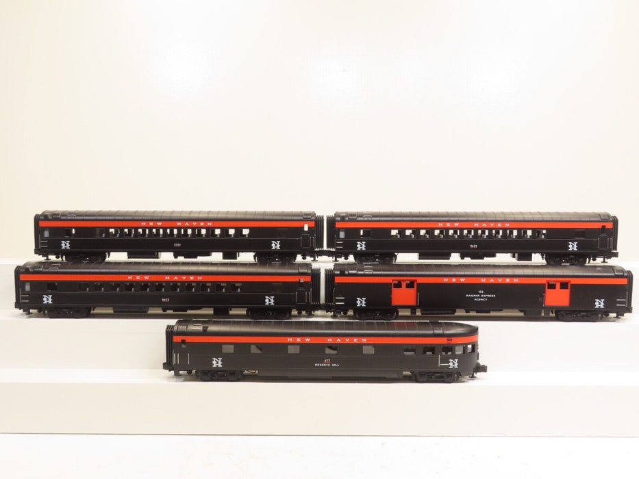 MTH  20-6562 New Haven 70 Scale Streamline Pass. Set LN