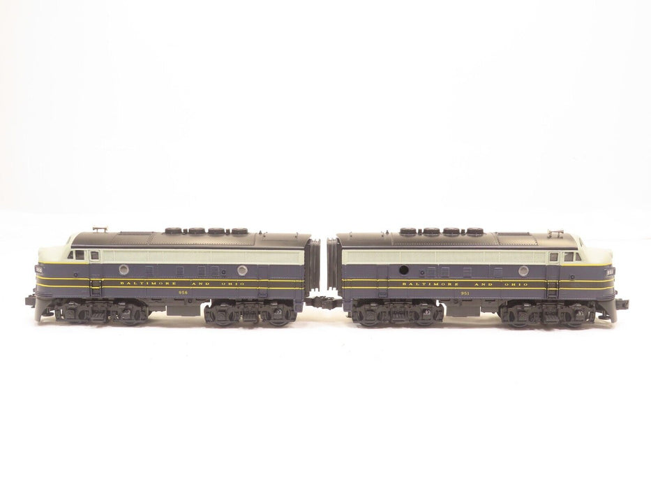 MTH 30-2143-0 Baltimore & Ohio F-3 AA Diesel Set w/horn LN