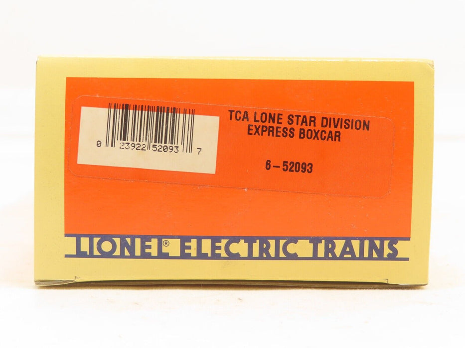 Lionel 6-52093 TCA Lone Star Division Express Boxcar LN