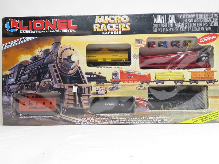 Lionel 6-11771 Micro Racers Express Train Set Factory Sealed NIB