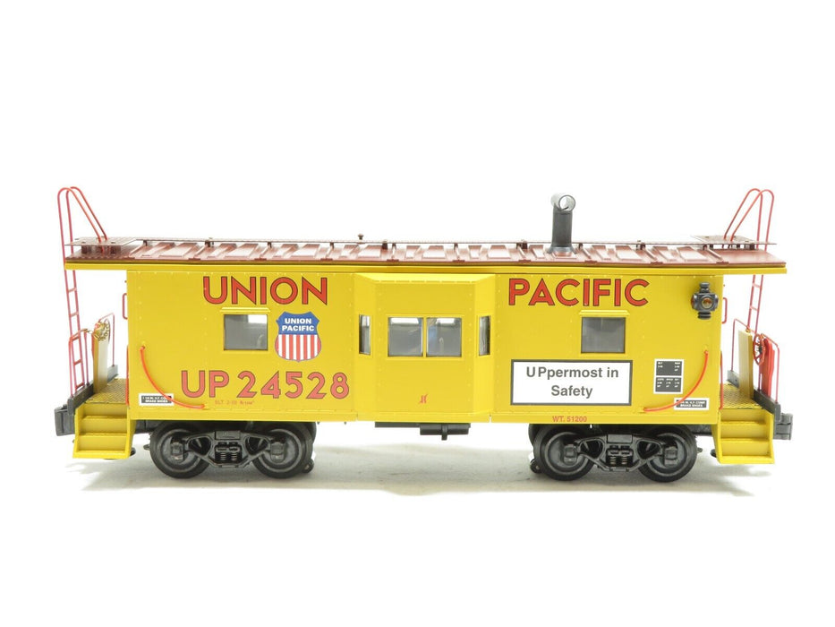 K-Line K612-2111 UP Scale Classic Bay Window Caboose w/Smoke Unit LN