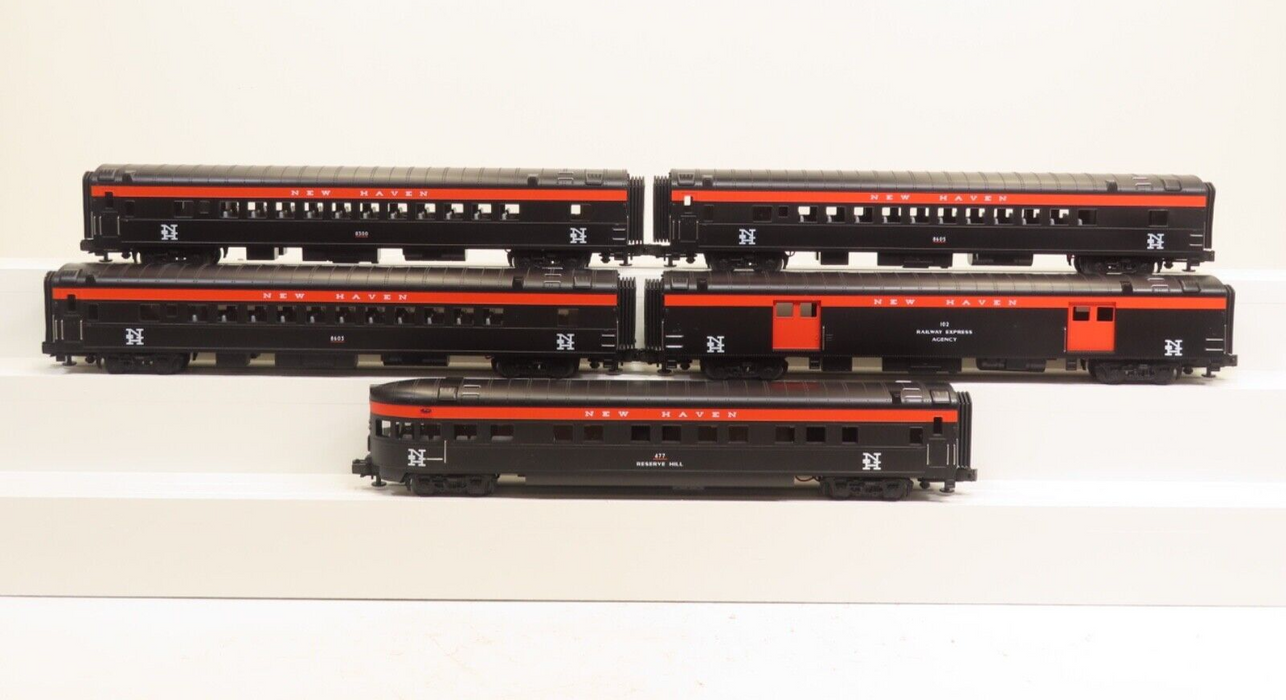 MTH  20-6562 New Haven 70 Scale Streamline Pass. Set LN