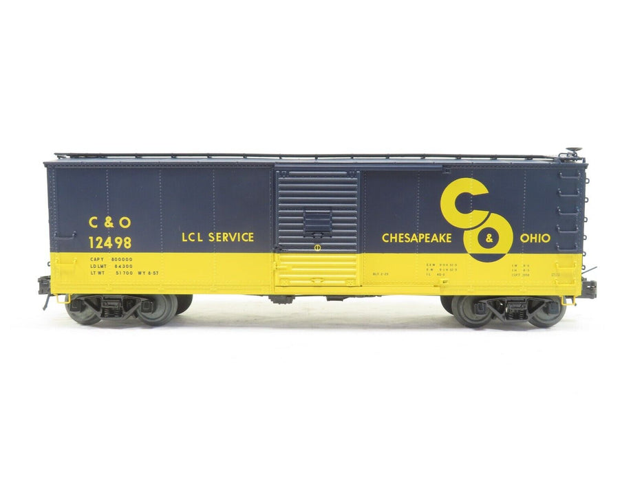 Atlas 6488-3 "O" Steel Re-Built USRA Box Car Chesapeake & Ohio #12498 NIB