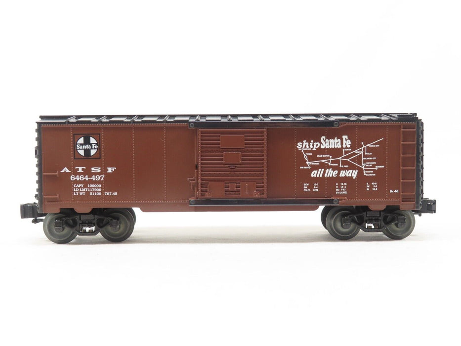 Lionel 6-29202 6464-497 ATSF Boxcar LN